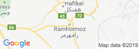 Ramhormoz map