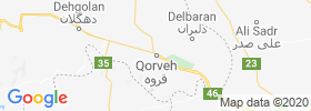 Qorveh map