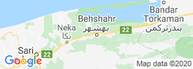 Behshahr map