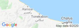 Tonekabon map