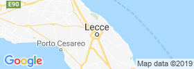Lecce map