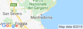 Manfredonia map