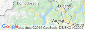 Verbania map
