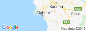 Alghero map