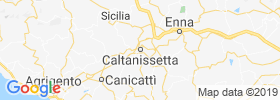Caltanissetta map