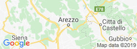 Arezzo map