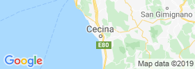 Cecina map