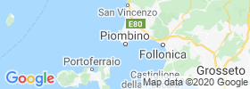 Piombino map