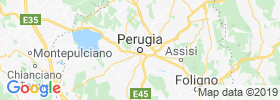 Perugia map