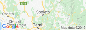 Spoleto map