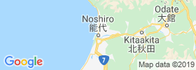 Noshiromachi map