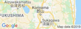 Koriyama map