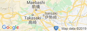 Isesaki map