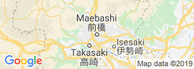 Maebashi map