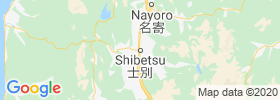 Shibetsu map