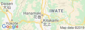 Hanamaki map