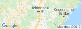 Ichinoseki map