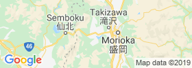 Shizukuishi map