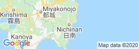 Nichinan map