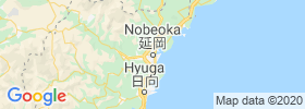 Nobeoka map