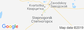 Stepnogorsk map