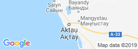 Aktau map