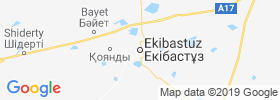 Ekibastuz map