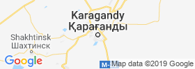 Karagandy map