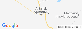 Arkalyk map