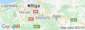 Salaspils map