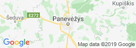 Panevezys map