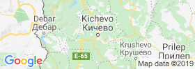 Kicevo map