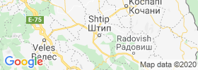 Shtip map