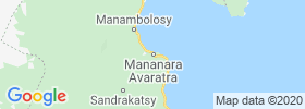 Mananara map