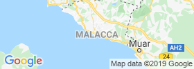 Malacca map