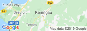 Keningau map