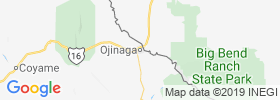 Ojinaga map