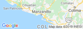 Manzanillo map