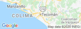Tecoman map