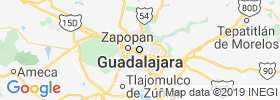 Guadalajara map