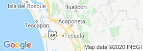 Acaponeta map