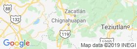 Chignahuapan map