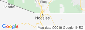 Nogales map
