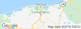 Comalcalco map