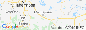 Macuspana map