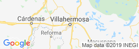 Villahermosa map