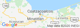 Coatzacoalcos map