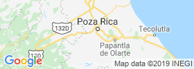 Coatzintla map