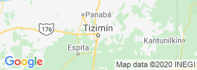 Tizimin map