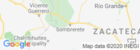 Sombrerete map